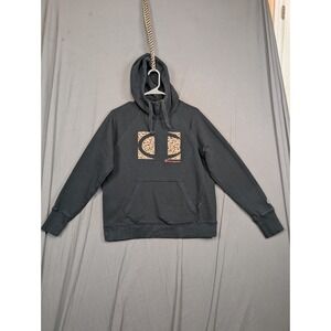 Champion Graphic Pullover Hoodie Women Medium Comfortable Active Wear Black